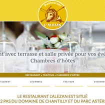 Site vitrine du restaurant l'Alezan