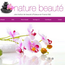 création du site internet naturebeaute-institut.fr